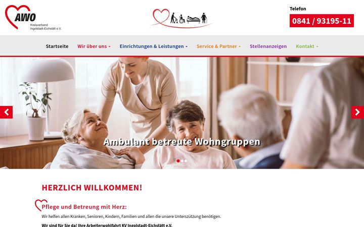 Screenshot of awo-in-ei.de