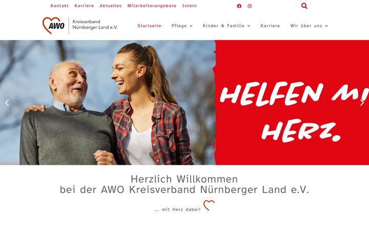 Screenshot of awo-nuer-land.de