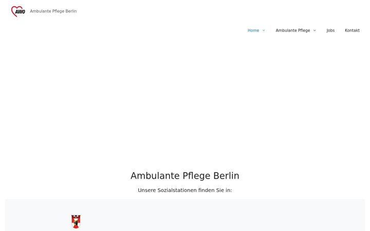 Ekrano kopija awo-pflegenetz.de