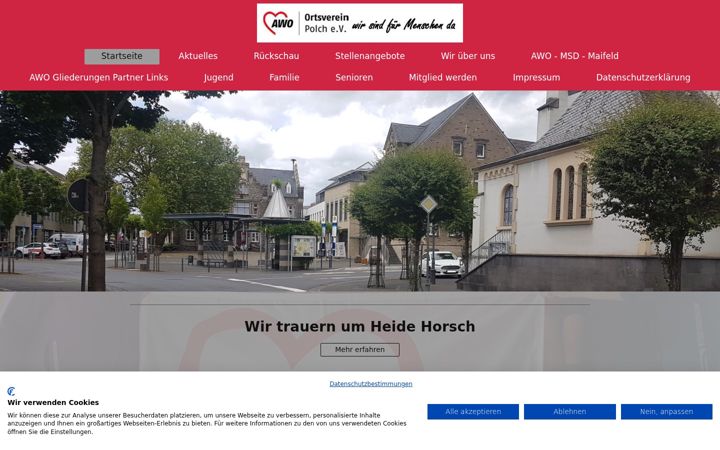 Screenshot of awo-polch.de