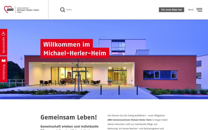 Screenshot van awo-seniorenheim-michael-herler-heim.de