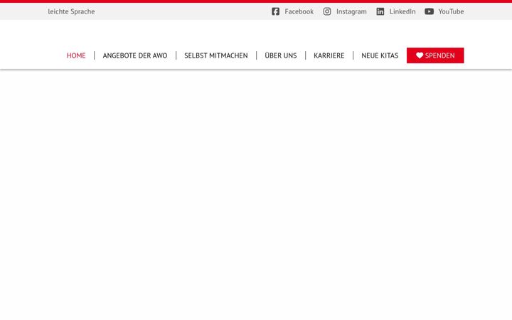 Screenshot of awo-siegen.de