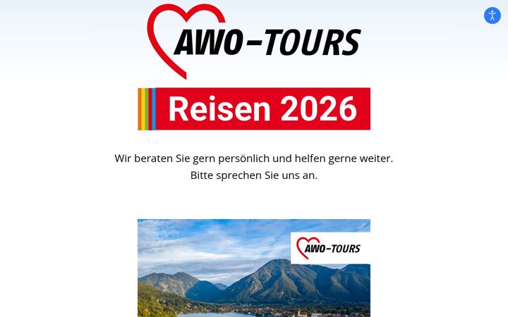 Screenshot of awo-tours.de