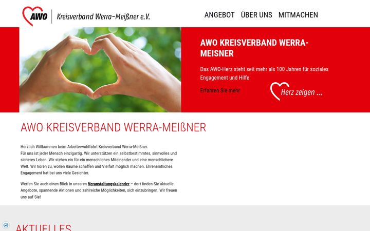 Képernyőkép: awo-werra-meissner.de