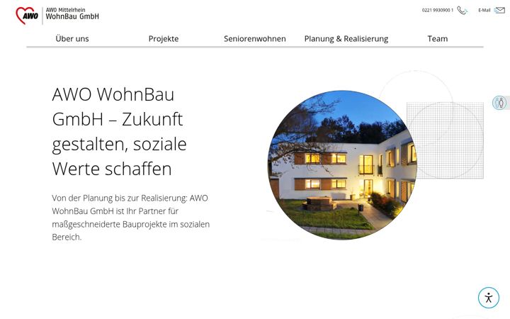 Screenshot of awo-wohnbau.de