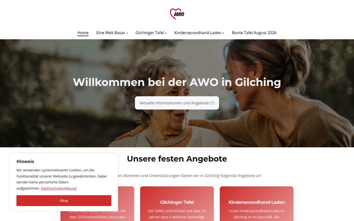 Screenshot of awoov-gilching.de