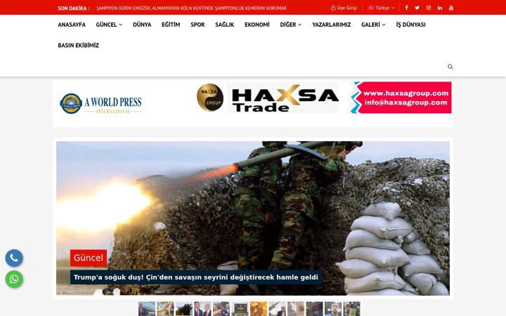 Screenshot of aworldpress.com