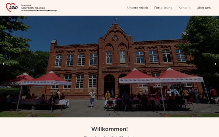 Screenshot of awovielfalt-gelsenkirchen.de