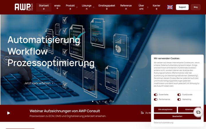 Screenshot of awp-consult.de