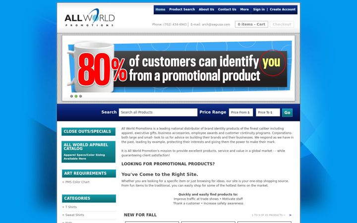 Screenshot of awpusa.com