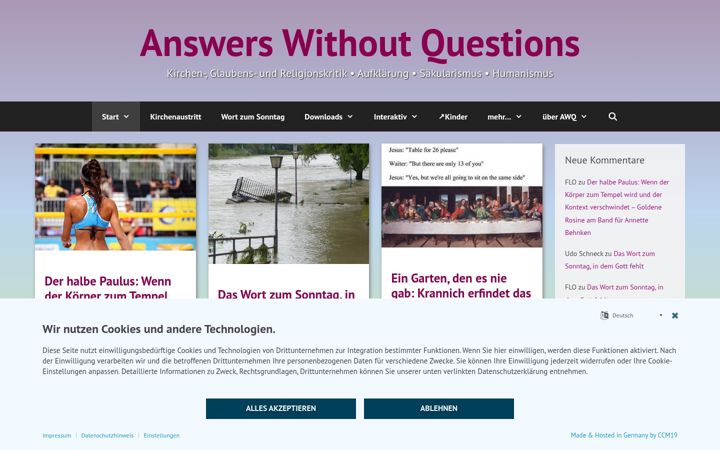 Screenshot of awq.de