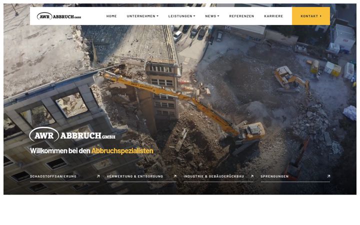 Screenshot of awr-abbruch.de