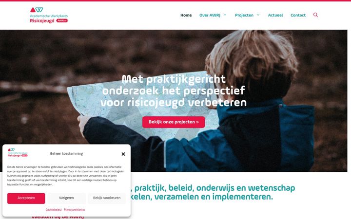 Screenshot of awrj.nl