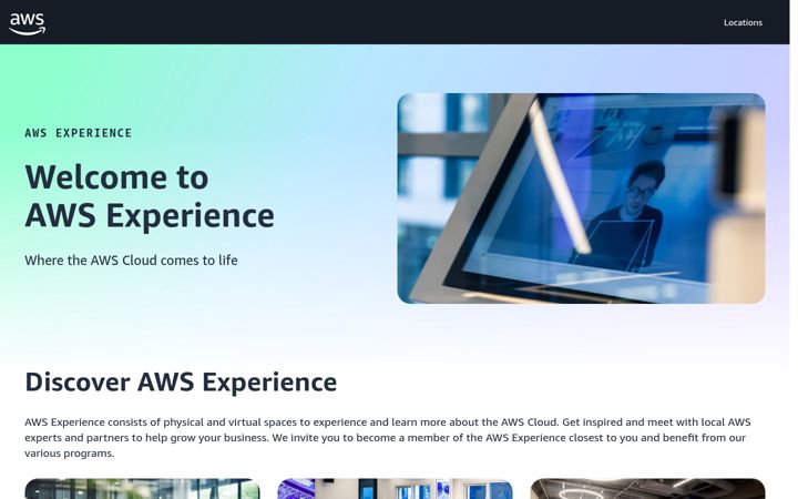 Screenshot of aws-experience.com