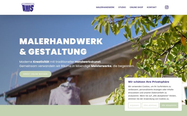 Screenshot of aws-stolle.de