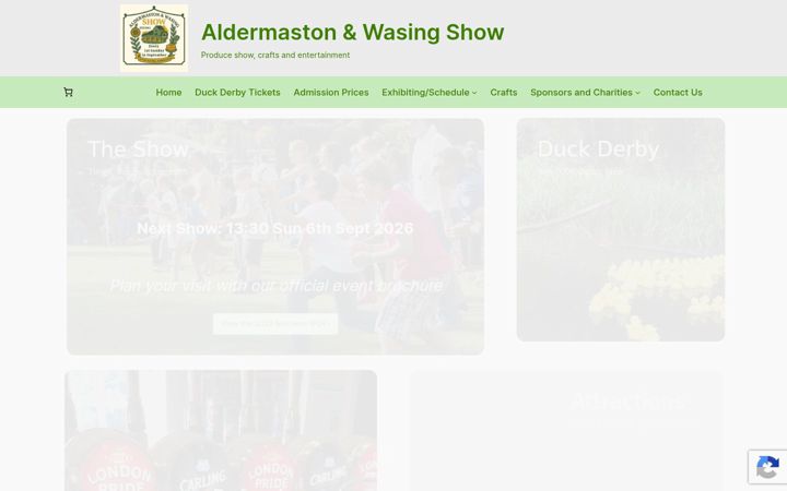 Screenshot of awshow.org.uk