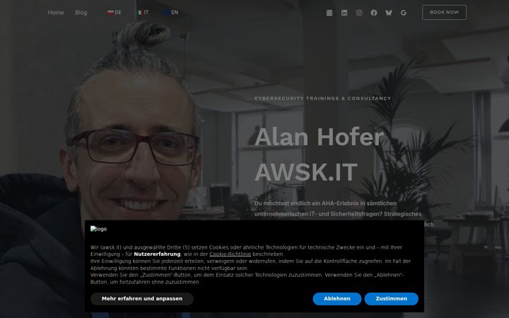 Screenshot of awsk.it