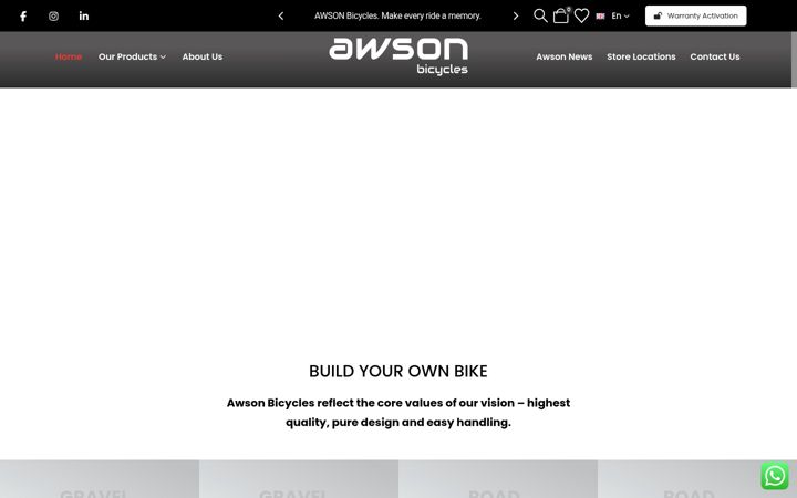 Screenshot of awson-swiss.com