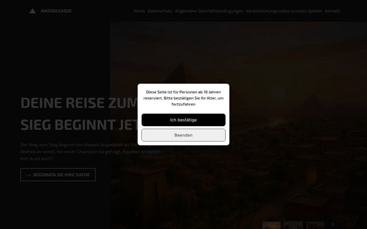 Screenshot ta' awssoccasde.com