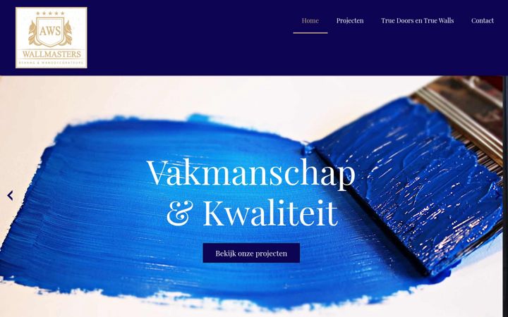 Screenshot of awswallmasters.nl