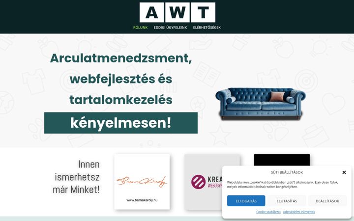 Screenshot of awt.hu
