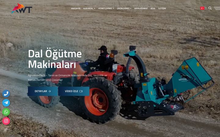 Screenshot of awtmakine.com