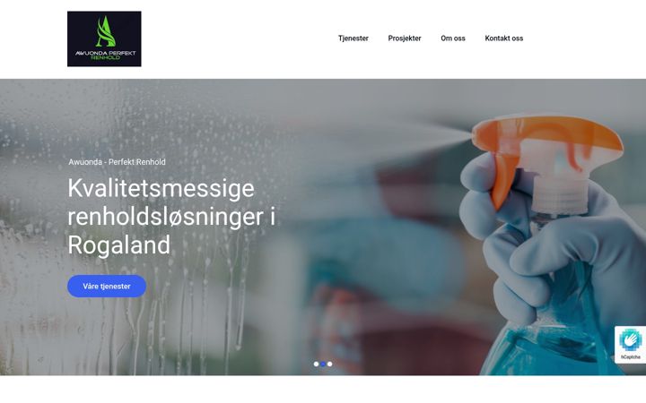 Screenshot of awuonda-perfekt-renhold.no