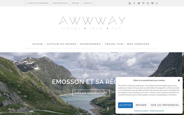 Screenshot of awwway.ch