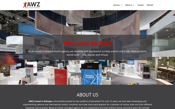 Screenshot of awz-gmbh.de