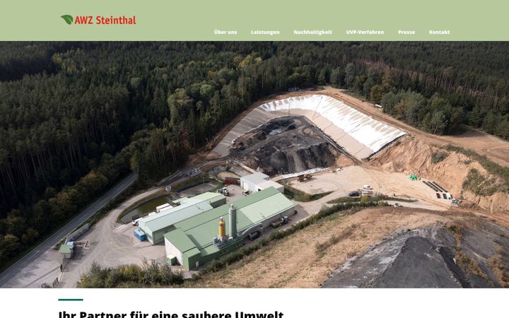 Screenshot of awz-steinthal.at