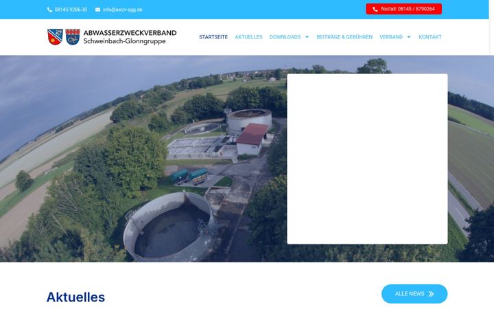 Screenshot of awzv-sgg.de