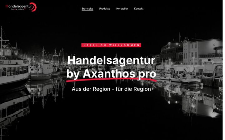 Screenshot of ax-handelsagentur.de