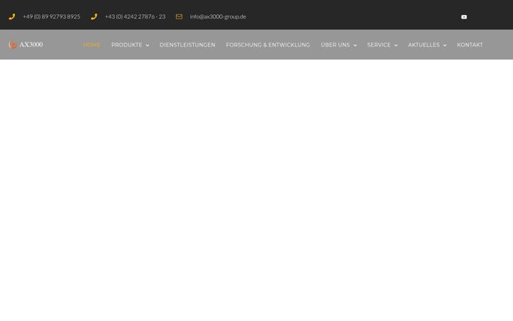 Екранна снимка на ax3000-group.de