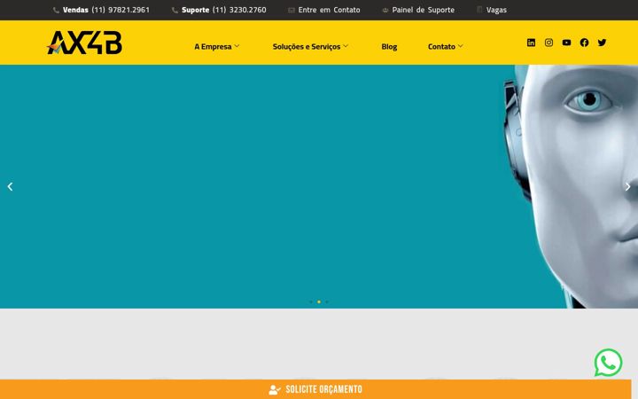 Screenshot of ax4b.com