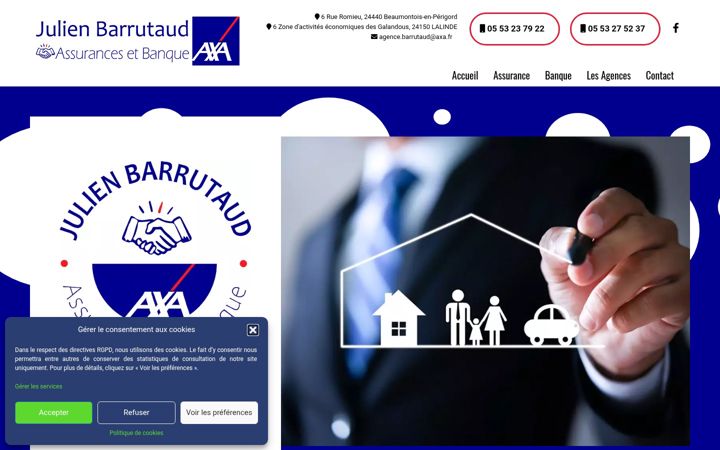 Screenshot of axa-julien-barrutaud.fr