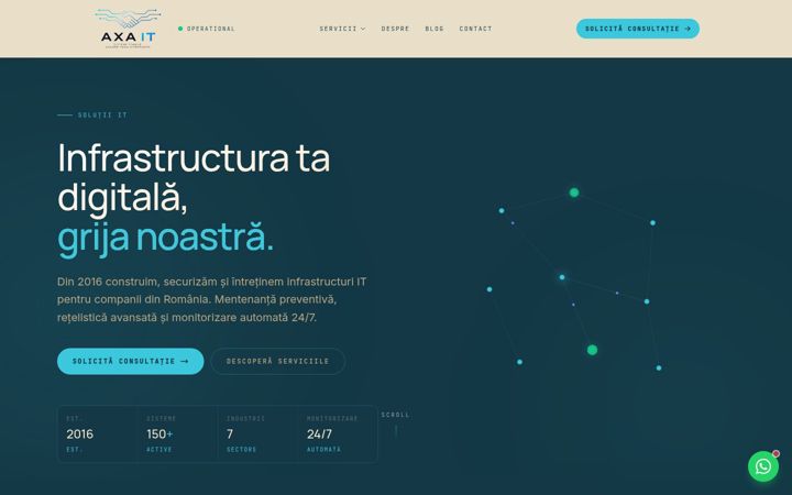 Screenshot of axait.ro