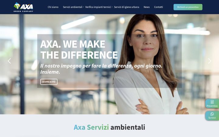 Screenshot of axambiente.it