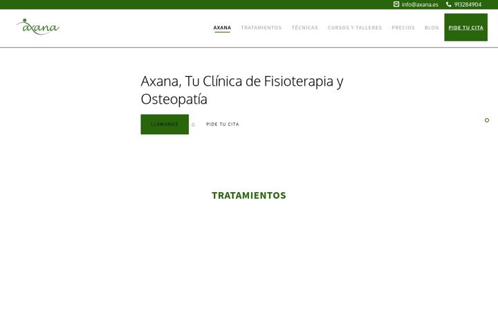 Screenshot of axana.es