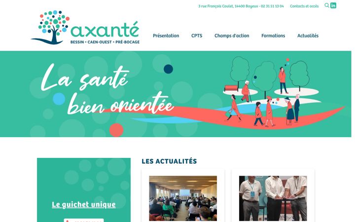 Screenshot of axante.org