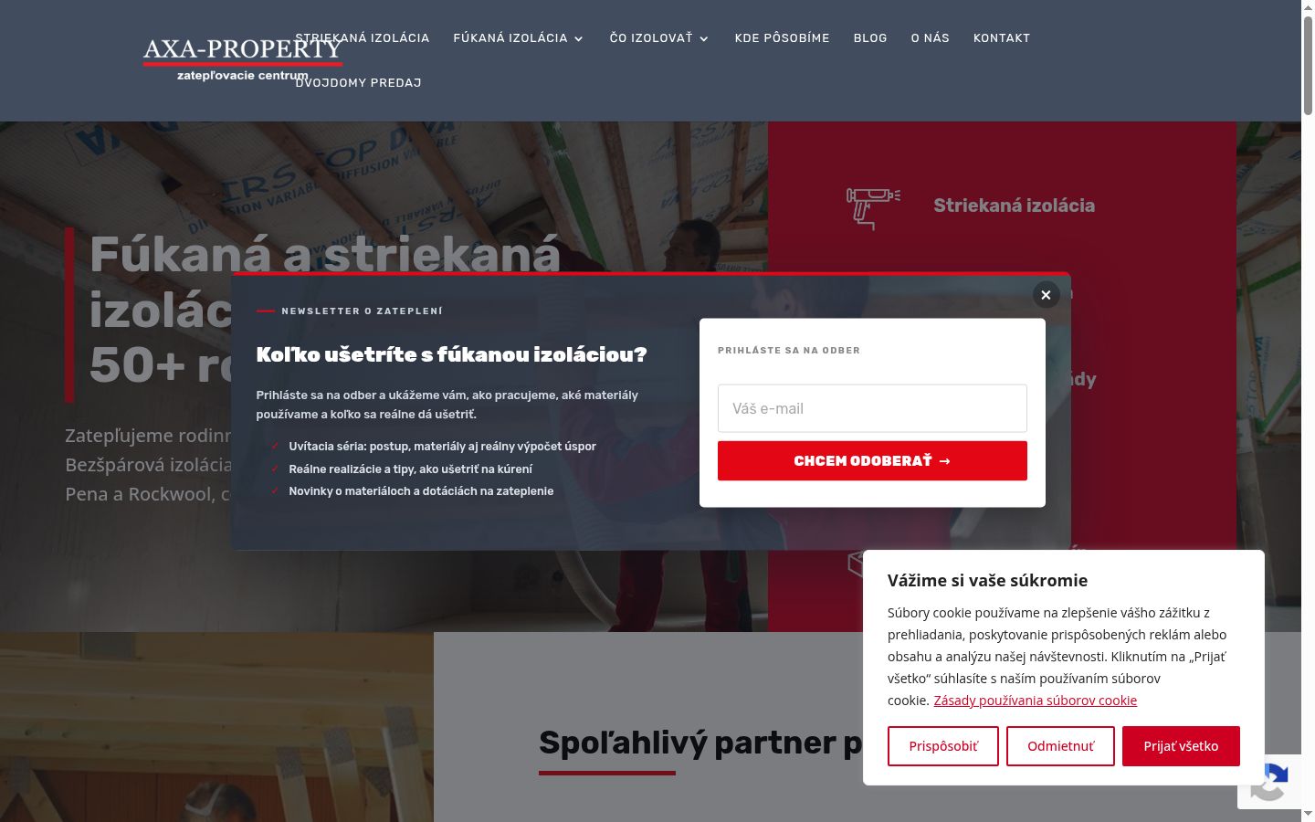 Snímek obrazovky baneru souhlasu zobrazeného před jakoukoli interakcí