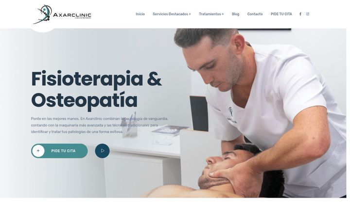 Screenshot of axarclinic.es