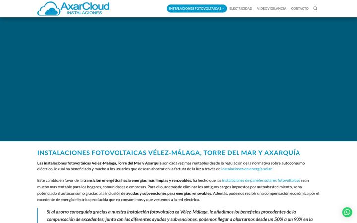 Screenshot of axarcloud-instalaciones.es