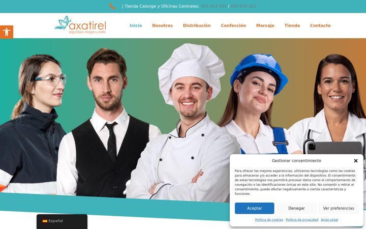 Skjermbilde av axatirel.es