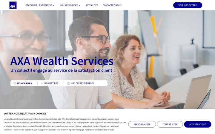 Screenshot of axawealthservices.fr