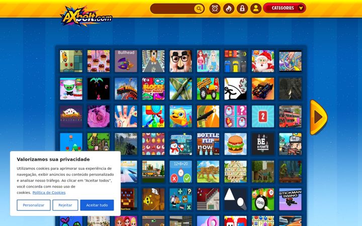 Screenshot of axbelt.com