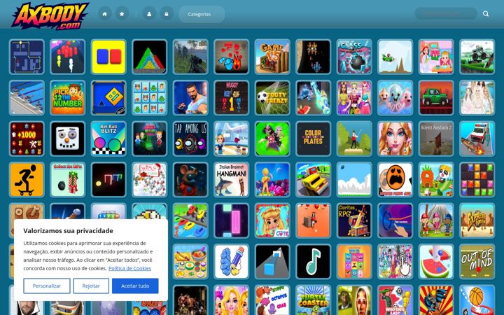 Screenshot of axbody.com