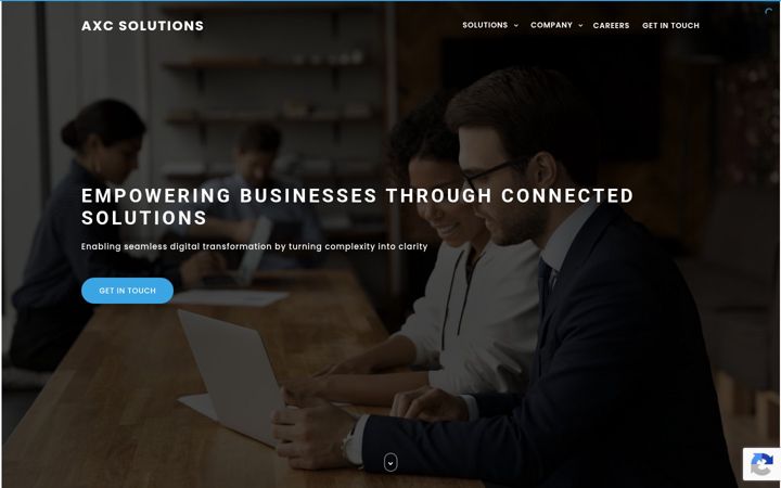Screenshot of axc-solutions.com
