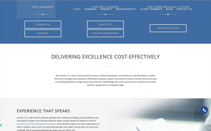 Screenshot of axcess-it.co.uk