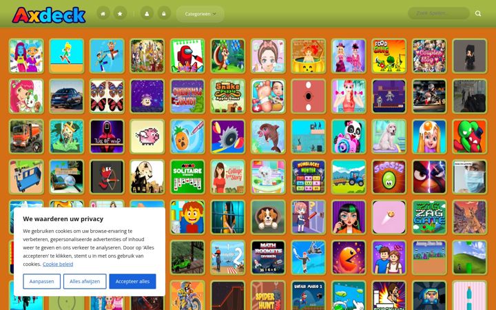 Screenshot of axdeck.com