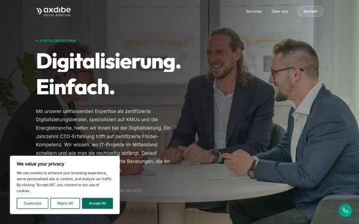 Screenshot of axdibe.at